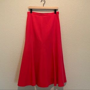 Vintage Together Hot Pink Midi Skirt